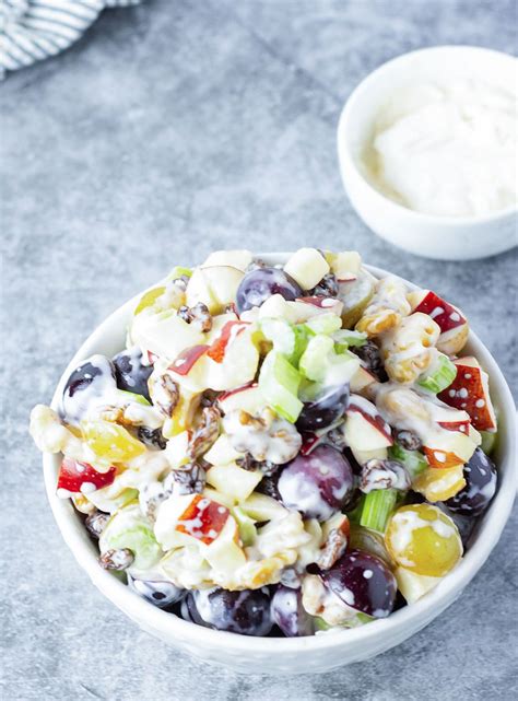 Vegan Waldorf Salad - Healthier Steps