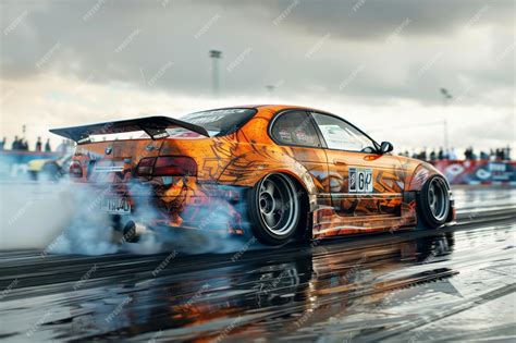 Premium Photo | Drift Competition Modified Tuner Car