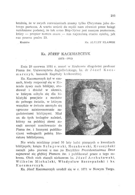 PDF Ks Józef Kaczmarczyk 18711951