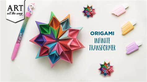 Origami Infinite Transformer DIY Origami Tutorial Antistress