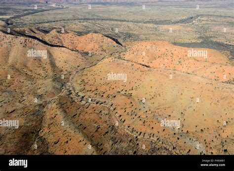 Aerial View Of The West Macdonnell Ranges Northern Territory Nt