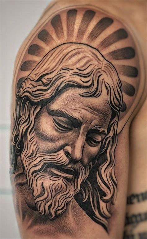 Pin By Pedro Garcia On Tattoos Jesus Tattoo Jesus Tattoo Design