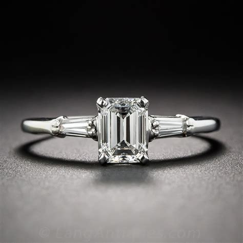 Cartier .70 Carat Emerald-Cut Diamond Engagement Ring