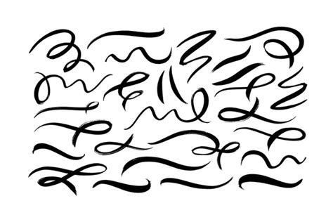 Brush Stroke Flourish Royalty Free Images Stock Photos