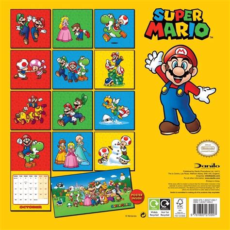 SUPER MARIO OFFICIAL 2024 CALENDAR