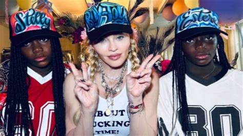 How Did Madonna Celebrate Her Twin Daughters Estere And Stellas 12th