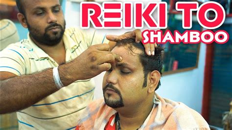 Reiki Master To Shamboo 💆head Massage🪒 Beard Shave And Face Massage