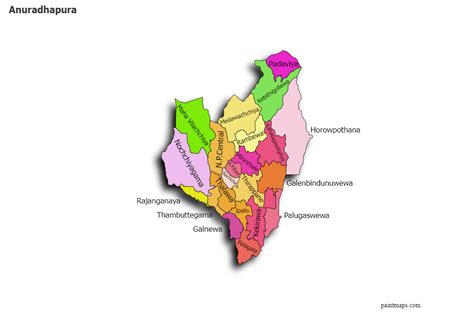 Mapas De Muestra Para Anuradhapura