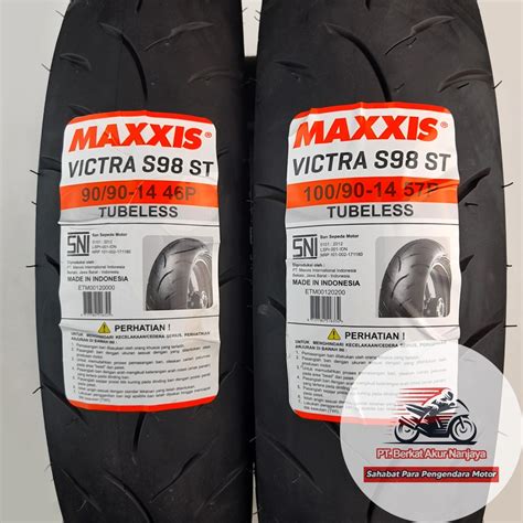 Jual MAXXIS Victra 90 90 100 90 14 Sepasang Ban Lexi Tubeless BONUS