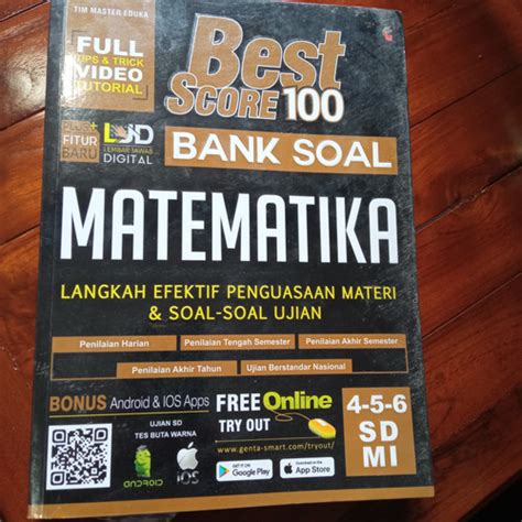 Jual Bank Soal Matematika SD MI 4 5 6 Ori Bekas Kab Bandung