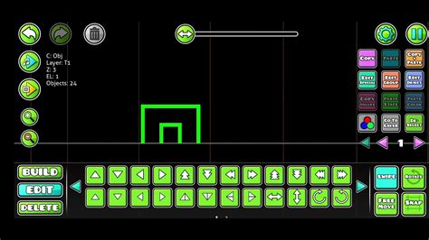 Geometry Dash How To Make A Glow Block Design Youtube