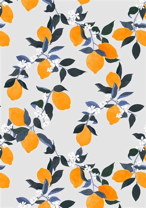 Lemon Pattern Wallpapers - Top Free Lemon Pattern Backgrounds ...