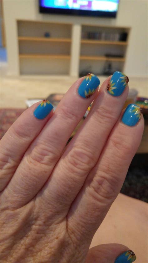 Blue Background With Sunflowers Thank You Trista At Happy Hour In