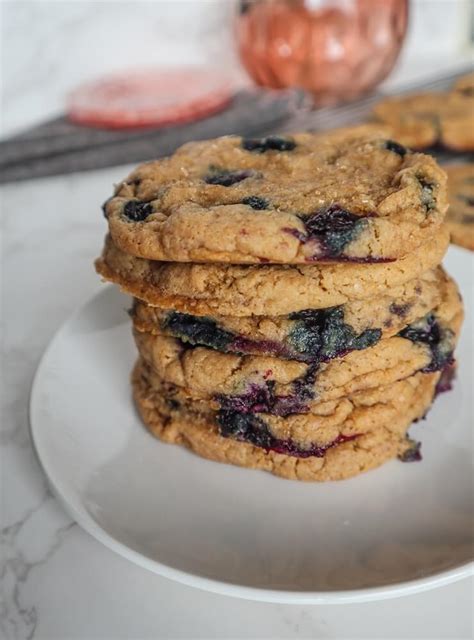 Vegan Blueberry Muffin Cookies Fragrant Vanilla Cake