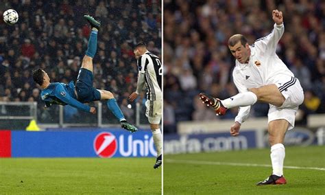 Zinedine Zidane Cristiano Ronaldo S Bicycle Kick As One Of The Most