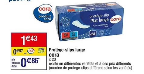 Promo Prot Ge Slips Large Chez Cora Icatalogue Fr