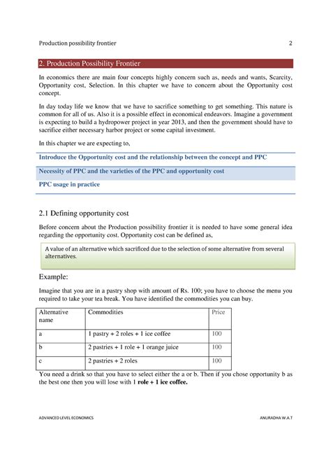 International Advanced Level Economics 1