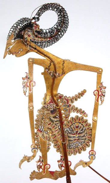 Arjuna Or Janaka Traditional Performance Javanese Puppet