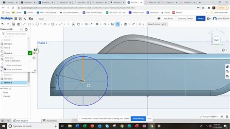 Modeling Automoblox C R In Onshape Vid Youtube