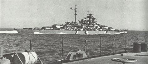 Battleship Bismarck, the final cruise, development, pictures ...