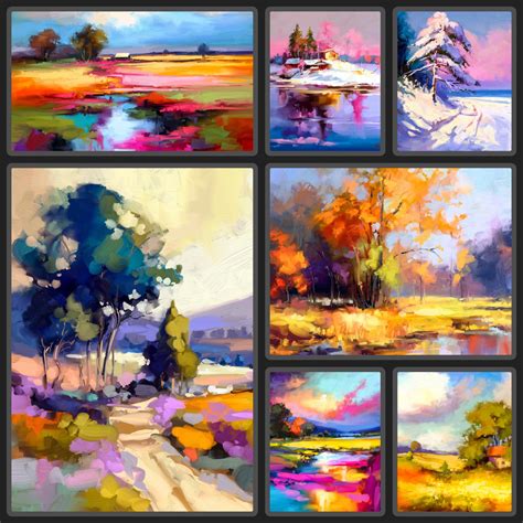 Mikko Tyllinen On Twitter Collection Of Landscape I Painted In June