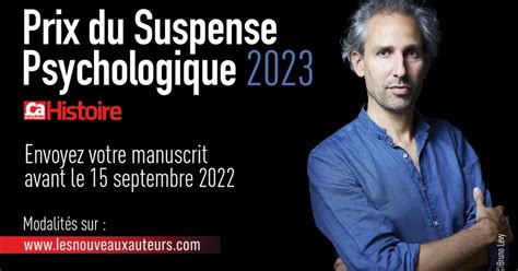 Appel Manuscrit Pour Le Prix Du Suspense Psychologique A M