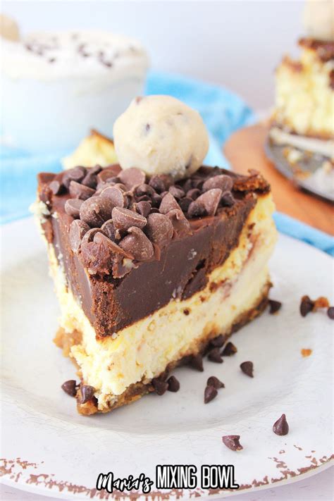 Chocolate Chip Cookie Dough Cheesecake