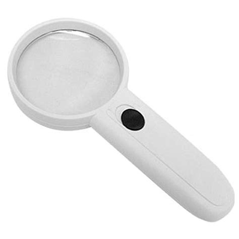 4x Hand Held Lighted Reading Map Magnifying Glass Magnifier S Ebay