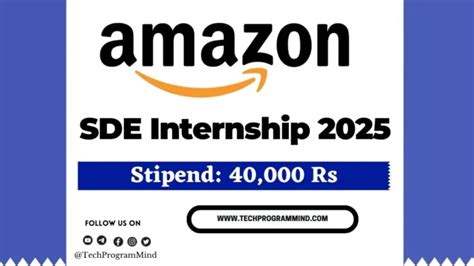 Amazon SDE Intern Hiring 2025 Amazon Off Campus Drive 2025 Tech