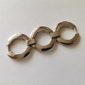 1 Piece Silver Bikini Bra Swimwear Alloy Connectors Buckles Front Closure Clips Etsy