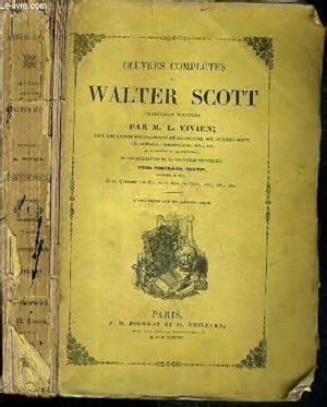 Oeuvres De Walter Scott Tome Waverley De Walter Scott Abebooks