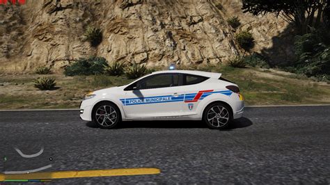 Renault Mégane Rs French Police Municipale Noels Els Gta5