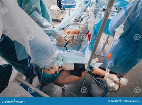 Process Of Gynecological Surgery Operation Using Laparoscopic Equipment