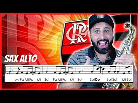 Hino Do Flamengo Partitura Notas Simplificada Sax Alto Youtube