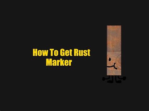 How To Get Rust Marker In Find The Markers YouTube