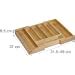 Relaxdays Adjustable Bamboo Tray Extendible With 5 To 7 Compartments