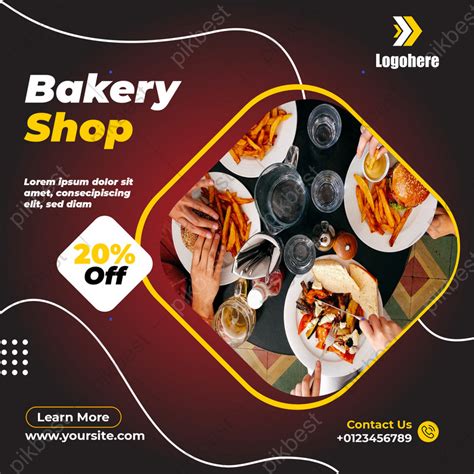 Bakery Shop Banner Template | PSD Free Download - Pikbest