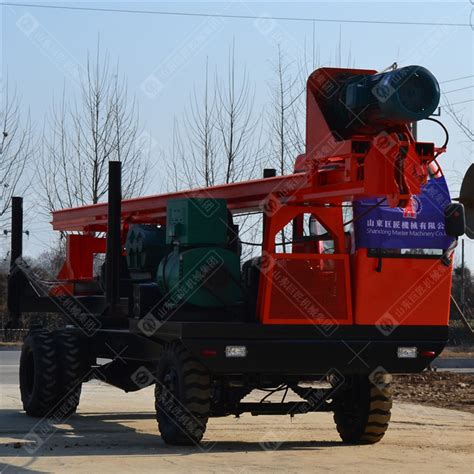 LXL Series Wheeled Long Spiral Pile Driver Shandong Master Machinery