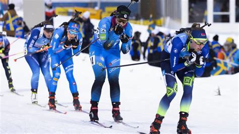 Biathlon Stersund La Composition Du Relais F Minin Fran Ais