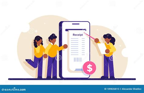 Electronic Invoice Notice Of Payment Isometric Concept Vector