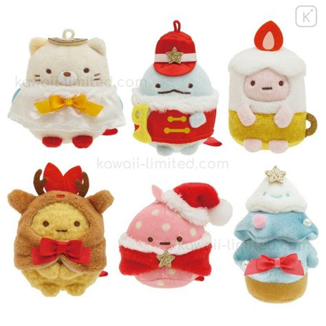 Japan San X Tenori Plush Ss Pcs Set Sumikko Gurashi Christmas