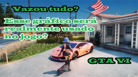 Vazou novos gráficos Grand Theft Auto 6 RTX Ray Tracing GTA 6 Graphics