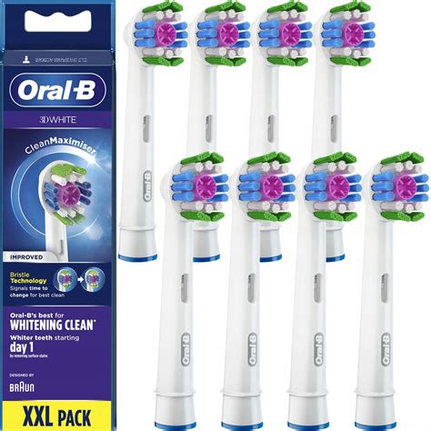 ORYGINALNE Końcówka do szczoteczek Oral B EB18 3D White Maximiser 8SZT