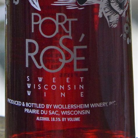 Port Rosé Cedar Creek Winery