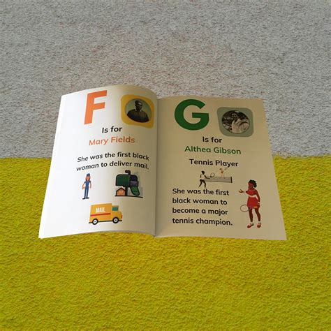 Alphabet Book Black History Abc Book Toddlers First Grade Etsy