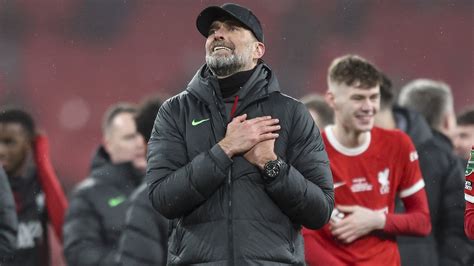 Klopp Savours Most Special Trophy After Cup Win Irish British And International News