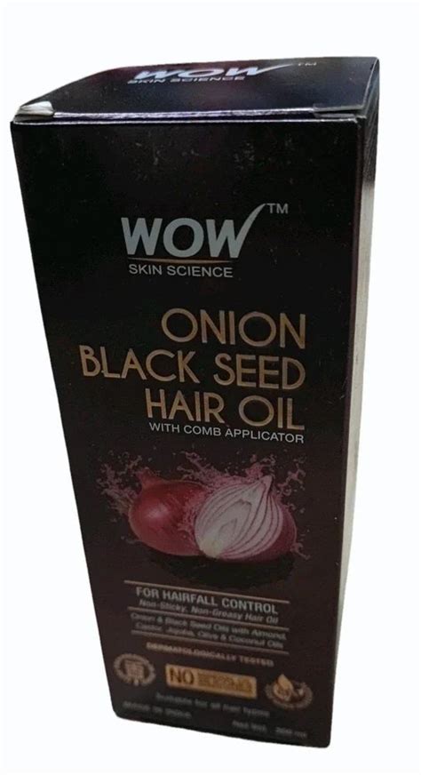 Wow Onion Black Seed Hair Oil At Rs Piece Hair Products In