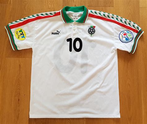 Bulgaria Home Football Shirt 1996 1998