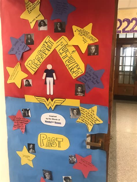 Women's History Month Door Decorations - Hiatt Middle School