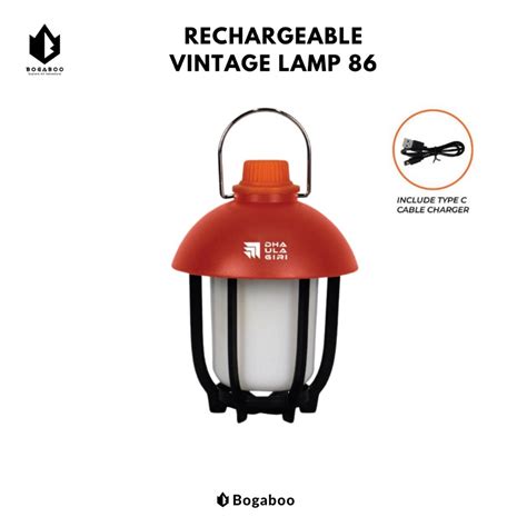 Jual Dhaulagiri Rechargeable Vintage Lamp Waterproof Lampu Lentera